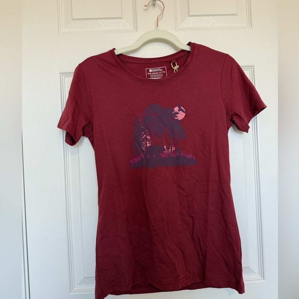 4/$20 Mountain Warehouse 100% organic cotton forest animals graphic tee-size 4